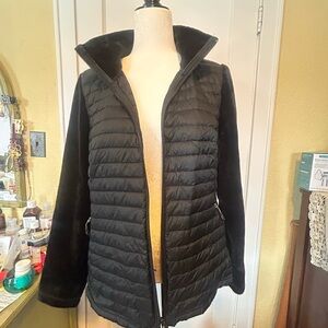 32 Degrees Black Down Filled Puffer Jacket Size Large